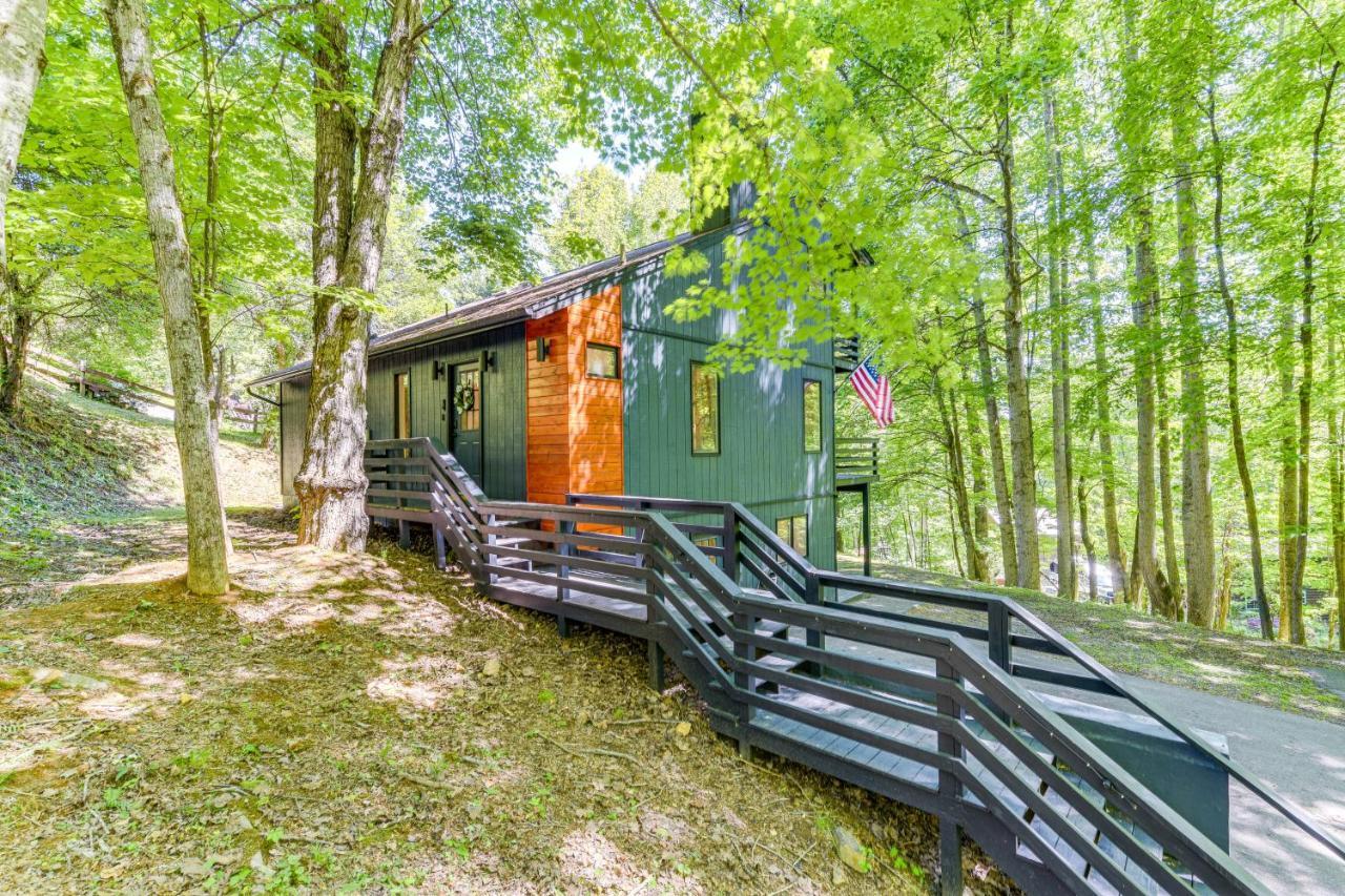 Modern Waynesville Cabin About 9 Mi To Lake Junaluska! Eksteriør bilde